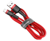 BASEUS USB-Lightning Cafule 1m czerwony CALKLF-B09 - 1094246 - zdjęcie 2